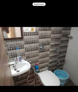Bathroom in 1 BHK Apartment at Marathon Neohomes, Bhandup West – for Rent