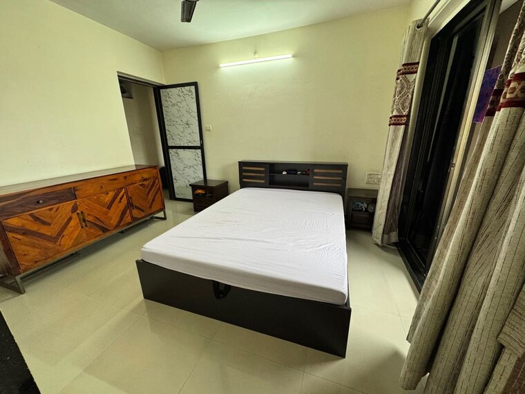Bedroom, jaydeep-park 2 Bedroom 800 Sq.Ft. Apartment In Majiwada Thane 10745881
