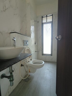 Bathroom in 3 BHK Apartment at Vasant Fiona, Pokhran Road No Two – for Rent