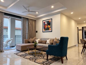 Living Room in 3 BHK Apartment at Cliffton Valley, Panthaghati – for Sale