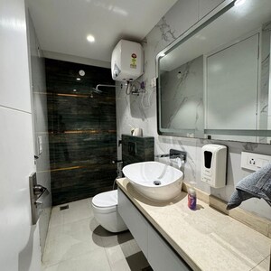Attached Bathroom in 4 BHK Apartment at Birla Navya, Sector 63a – for Rent