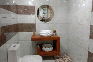 Bathroom in 4 BHK Builder Floor at Janakpuri – for Sale