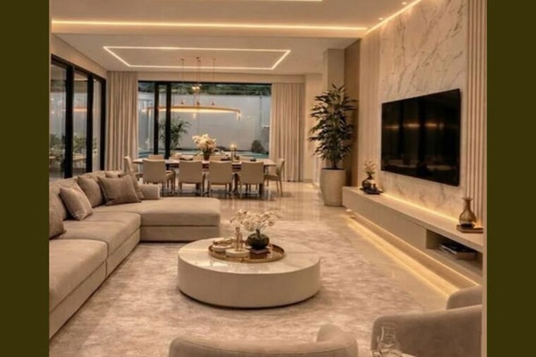 Living Room, janakpuri 4 Bedroom 325 Sq.Yd. Builder Floor In Janakpuri Delhi 10746130