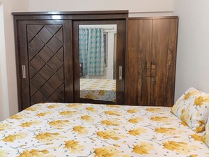 Bedroom in 1 BHK Apartment at Gera Shrishti, Wagholi – for Rent