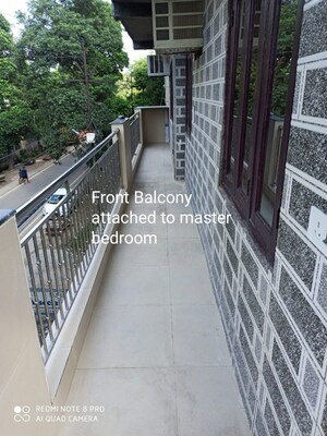 Balcony in 3 BHK Builder Floor at Vasundhara Sector 4 – for Rent