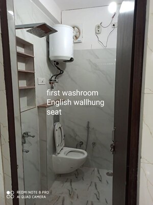 Washroom in 3 BHK Builder Floor at Vasundhara Sector 4 – for Rent