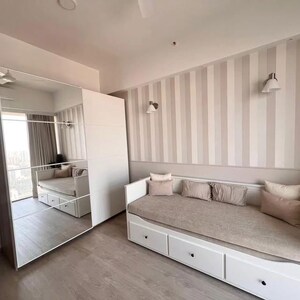 Bedroom in 3 BHK Apartment at Transcon Triumph Tower, Andheri West – for Rent