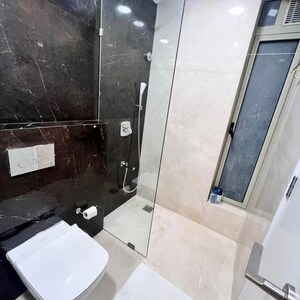 Attached Bathroom in 3 BHK Apartment at Transcon Triumph Tower, Andheri West – for Rent