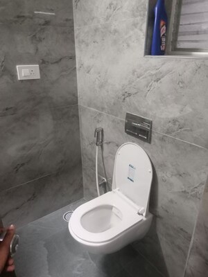 Bathroom in 3 BHK Apartment at Praneeth Pranav Jaitra, Miyapur – for Rent
