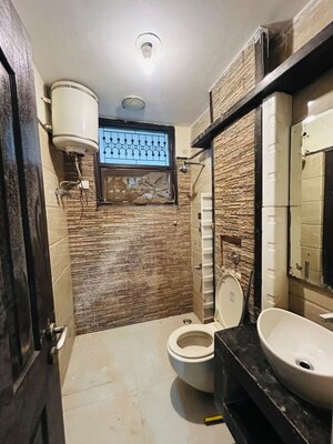 Bathroom in 2 BHK Builder Floor at Sushant Lok Iii – for Rent