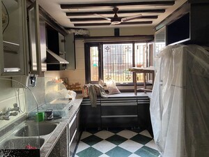 Kitchen in 3 BHK Builder Floor at Kailash Colony – for Rent