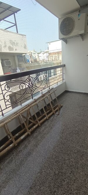 Balcony in 3 BHK Builder Floor at East Of Kailash – for Rent