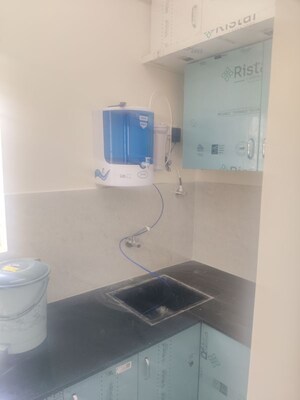 Bathroom in 1 BHK Apartment at Anjanadri Residency, Panathur – for Rent