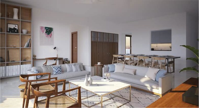 Living Room, assetz-marq 2 Bedroom 1277 Sq.Ft. Apartment In Whitefield Bangalore 10746432