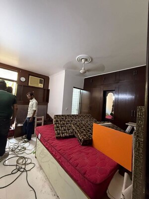 Bedroom in 2 BHK Builder Floor at Kalkaji – for Rent