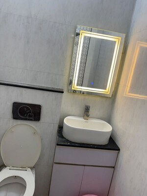 Bathroom in 2 BHK Builder Floor at Kalkaji – for Rent