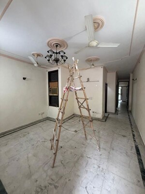 Bedroom in 2 BHK Builder Floor at Kalkaji – for Rent
