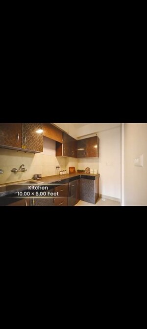 Kitchen in 3 BHK Apartment at High End Paradise II, Raj Nagar Extension – for Rent