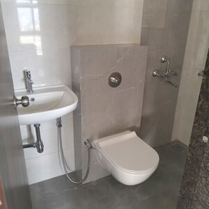 Bathroom in 1 BHK Apartment at Atul Horizon, Bhandup West – for Rent
