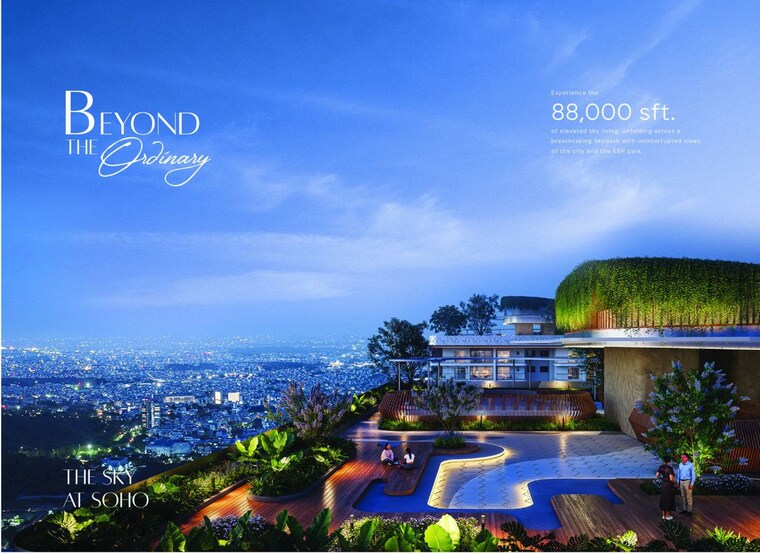 Garden, svc-soho 4 Bedroom 4580 Sq.Ft. Apartment In Banjara Hills Hyderabad 10746557