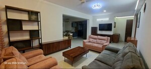 Living Room in 3 BHK Apartment at Bodakdev – for Rent