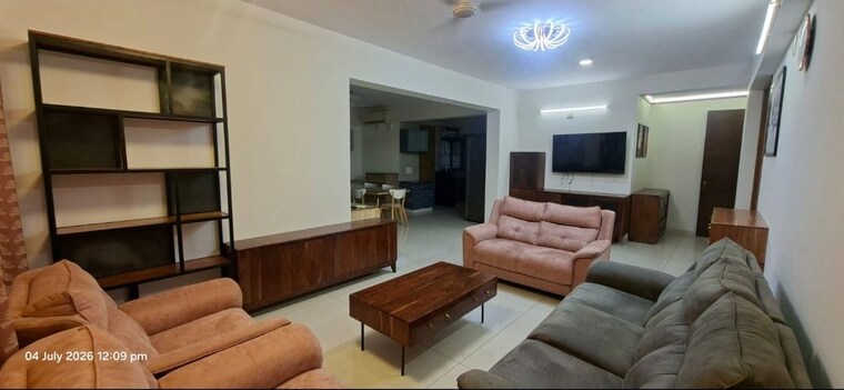 Living Room, bodakdev 3 Bedroom 2000 Sq.Ft. Apartment In Bodakdev Ahmedabad 10746590