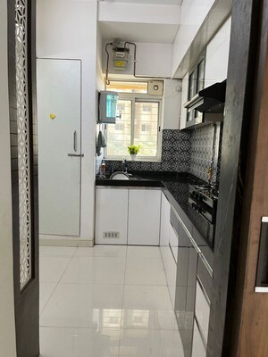 Kitchen in 1.5 BHK Apartment at Lodha Amara, Kolshet Road – for Rent