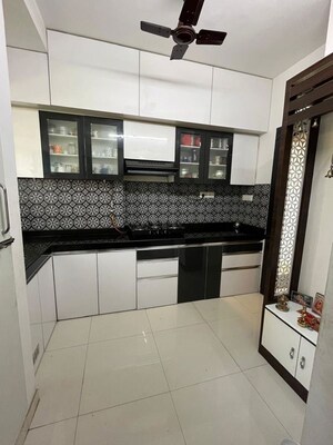 Kitchen in 1.5 BHK Apartment at Lodha Amara, Kolshet Road – for Rent