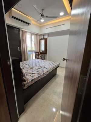 Bedroom in 1.5 BHK Apartment at Lodha Amara, Kolshet Road – for Rent
