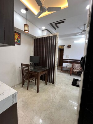 Living Room in 1.5 BHK Apartment at Lodha Amara, Kolshet Road – for Rent