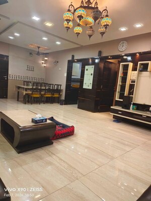Living Room in 3 BHK Apartment at R. S. Grandeur Apartment, Kharghar – for Rent