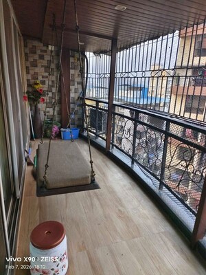 Balcony in 3 BHK Apartment at R. S. Grandeur Apartment, Kharghar – for Rent