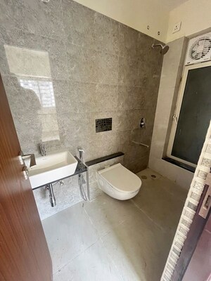 Bathroom in 2 BHK Apartment at VKG Amazon, Andheri East – for Rent