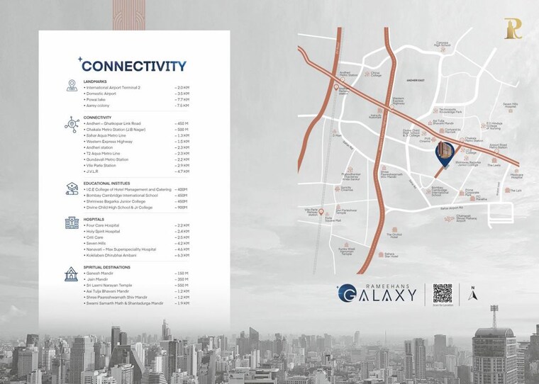 Map Location, andheri east 2 Bedroom 755 Sq.Ft. Apartment In Andheri East Mumbai 10745150