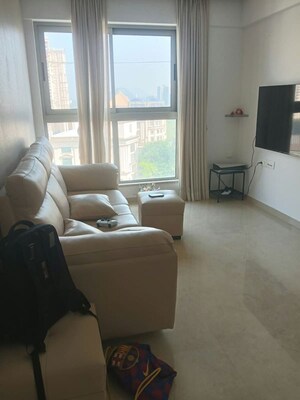 Living Room in 1 BHK Apartment at Hiranandani Highland, Powai – for Rent