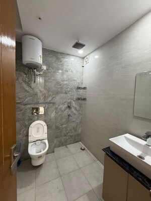 Bathroom in 2 BHK Builder Floor at Kalkaji – for Rent