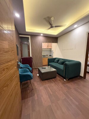 Living Room in 1 BHK Apartment at Chattarpur – for Rent