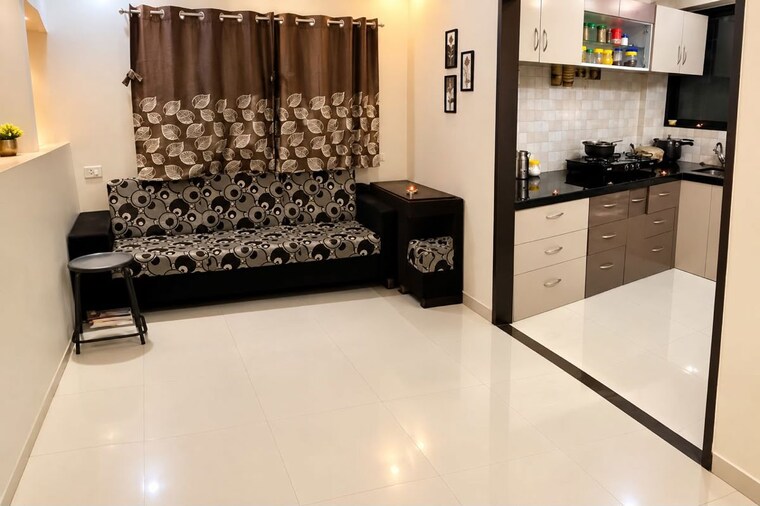 Kitchen, vasudha-parnika 2 Bedroom 815 Sq.Ft. Apartment In Balewadi Pune 10746731