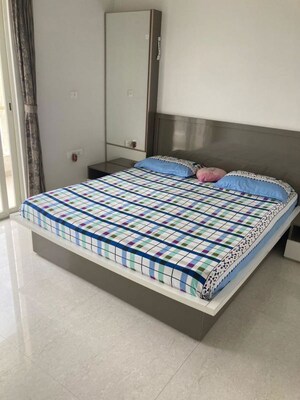 Bedroom in 2 BHK Apartment at Vasudha Parnika, Balewadi – for Rent