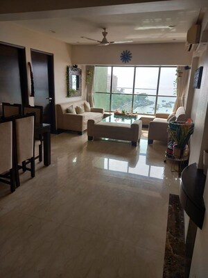 Living Room in 3 BHK Apartment at Atur Terraces Cuffe Parade, Cuffe Parade – for Sale
