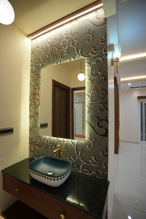 Living Room in 3 BHK Apartment at Sumadhura The Olympus, Financial District – for Rent