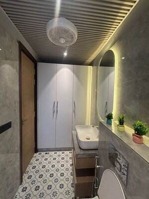 Bathroom in 1 RK Apartment at Freedom Fighters Enclave – for Rent