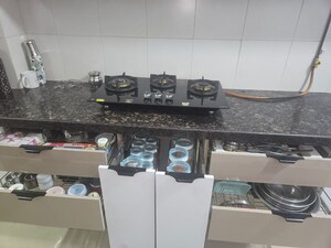Kitchen in 1 BHK Apartment at Gurunam Guru Niwas, Andheri East – for Sale
