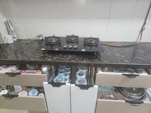 Kitchen in 1 BHK Apartment at Gurunam Guru Niwas, Andheri East – for Sale