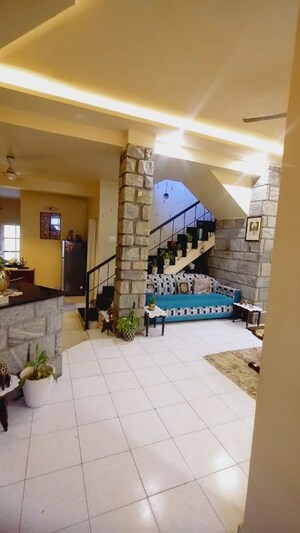 Living Room in 3.5 BHK Villa at Domlur – for Rent