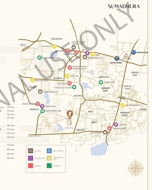 3 BHK Apartment – Map Location View at Sumadhura Edition, Whitefield - for Sale