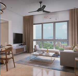 Living Room in 2 BHK Apartment at Godrej Edenwoods, Manpada – for Sale