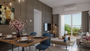 Living Room in 2 BHK Apartment at Godrej Edenwoods, Manpada – for Sale
