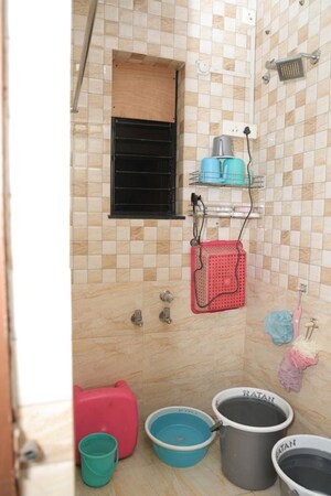 Bathroom in 2 BHK Apartment at Vrundavan Heights, Kothrud – for Sale