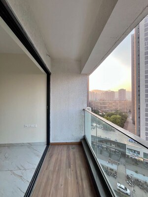Balcony in 4 BHK Apartment at Raymond The Invictus By GS, Pokhran Road No One – for Rent